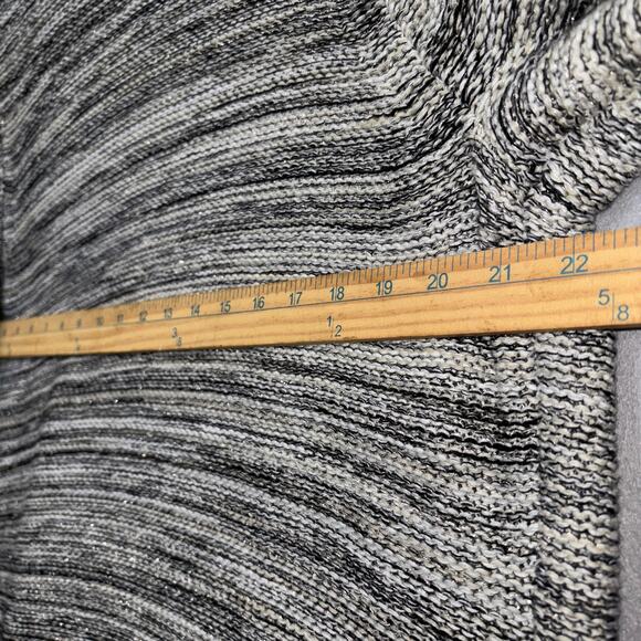 Studio Works Cardigan 1X Gray Silver Metallic Marled Cozy Classic Soft Cottage - Picture 6 of 8